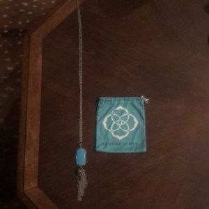 Kendra Scott Turquoise Pendant Tassel Necklace